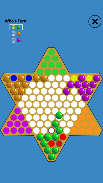 Chinese Checkers Touch Screenshot