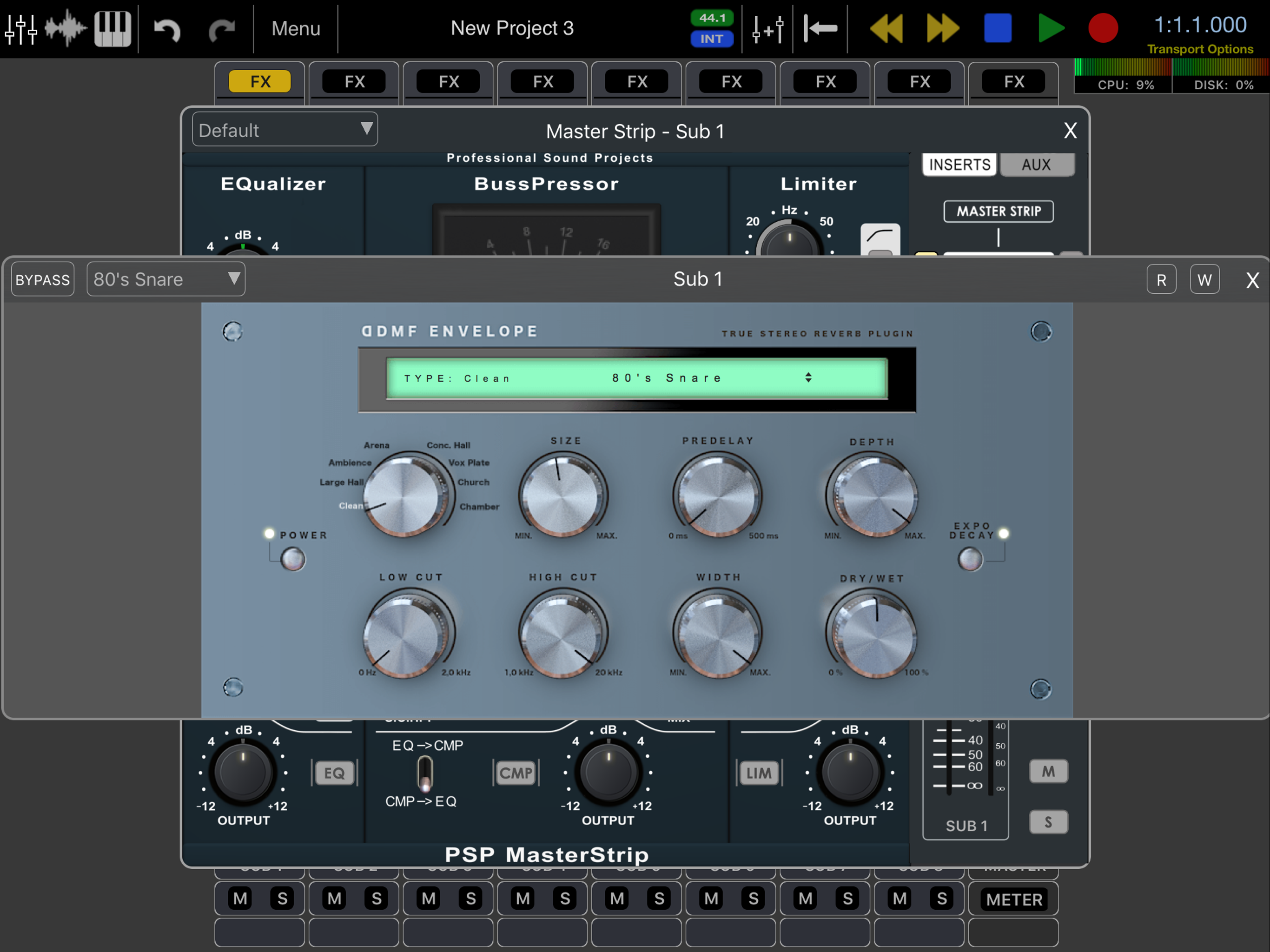 Envelope AU Reverb by DDMF