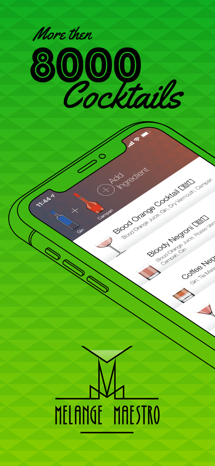 Melange Maestro Cocktails