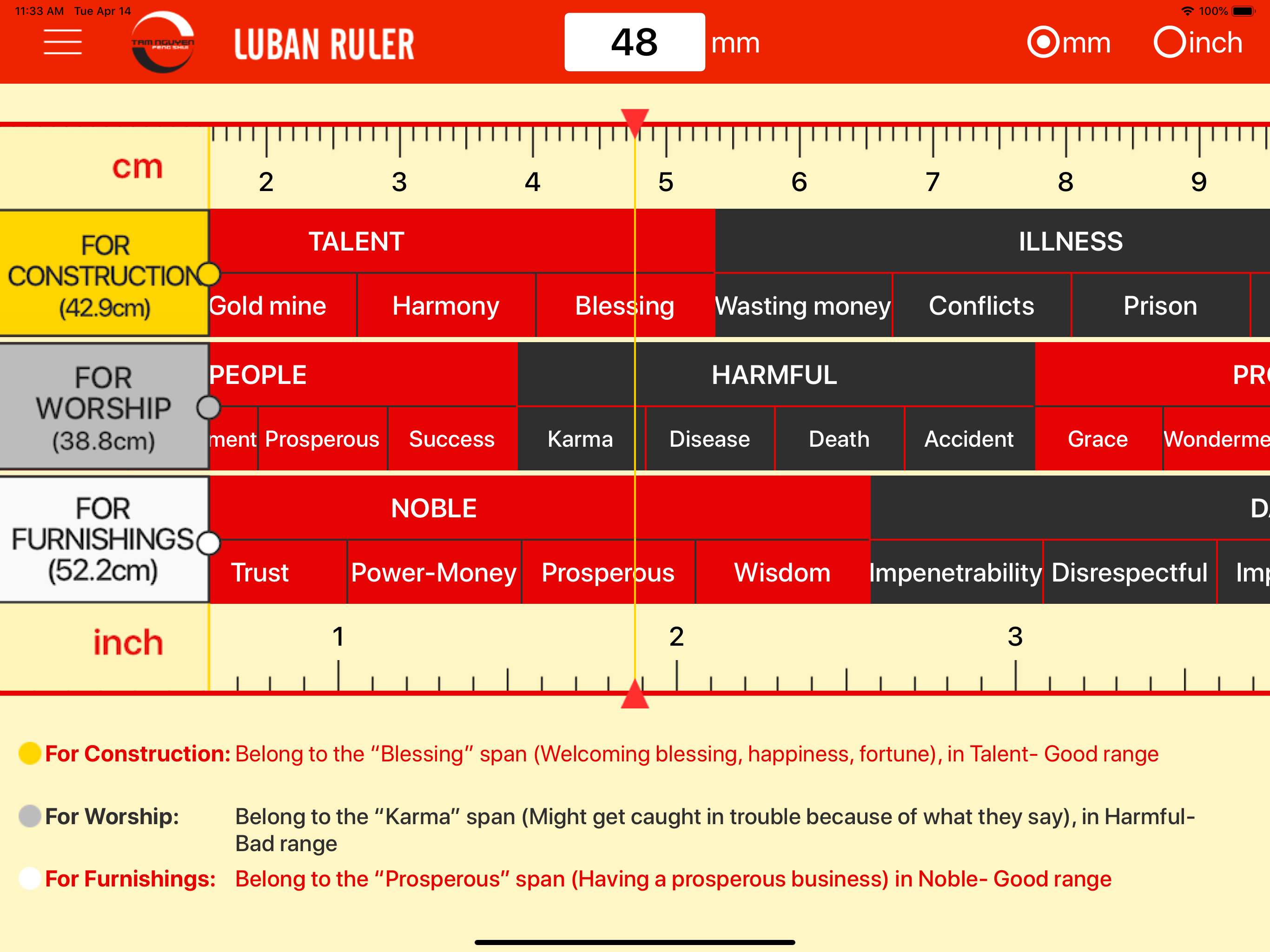 Luban Ruler - Lucky Ruler