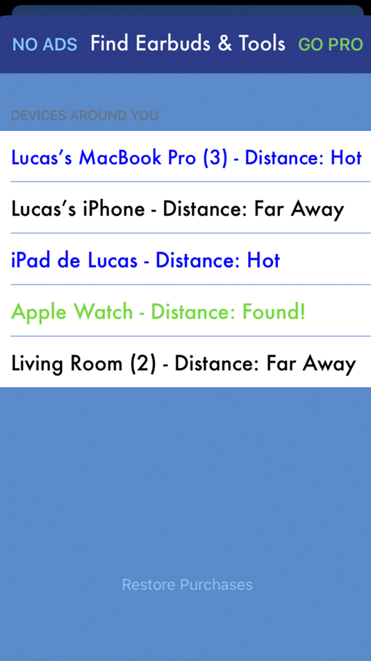 #6. iLost - Find Bluetooth Devices (iOS) 来自: Lucas Yamashita