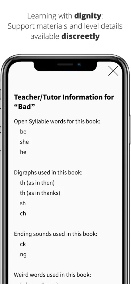 Teen & Adult Phonics Library 阅读障碍者精选文库应用截图