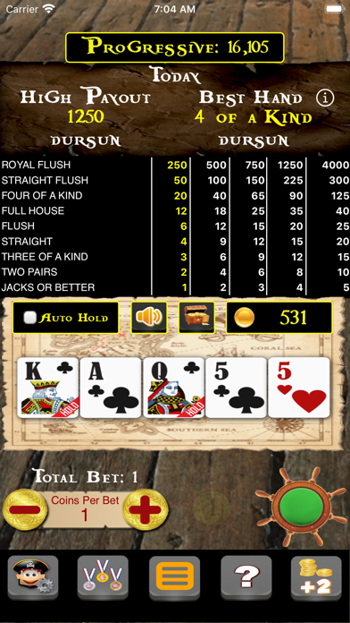Screenshot #1 pour Pirate Poker!