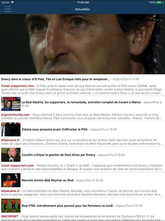 Screenshot #4 pour Paris Foot Actu