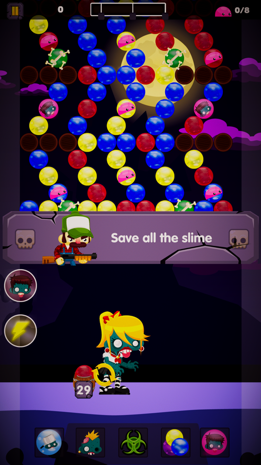 #1. Zombie Bubble Burst (iOS) 由: Imagitale Studios