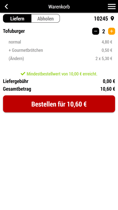 Screenshot #2 pour KreuzBurger Lieferservice