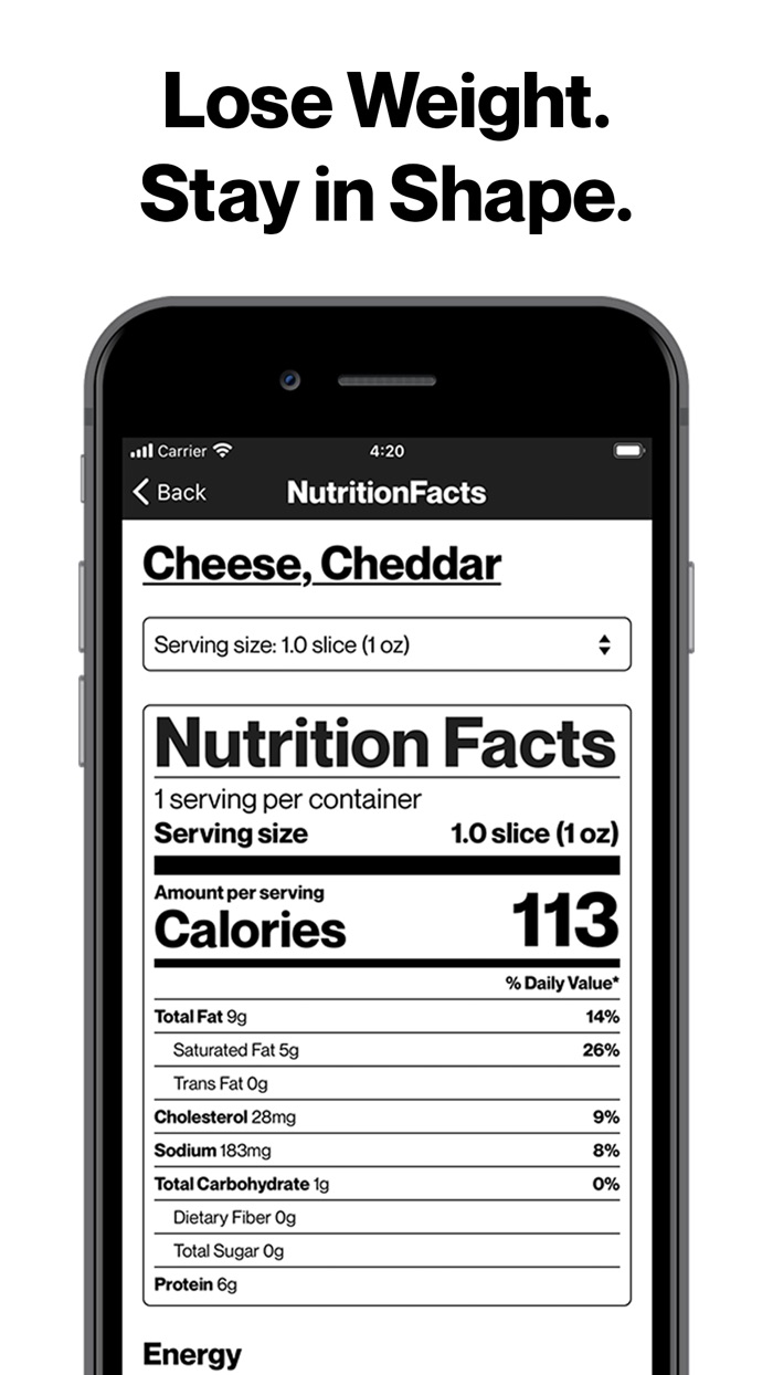 NutritionFacts - Food Data