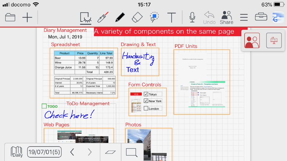 #5. GEMBA Note Viewer 5 (iOS) 由: MetaMoJi Corporation