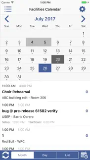 facility scheduler iphone screenshot 1