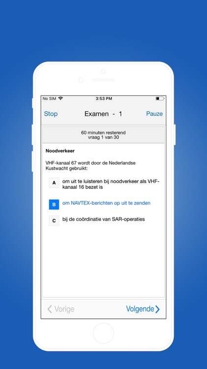 Examen Basis Marifonie