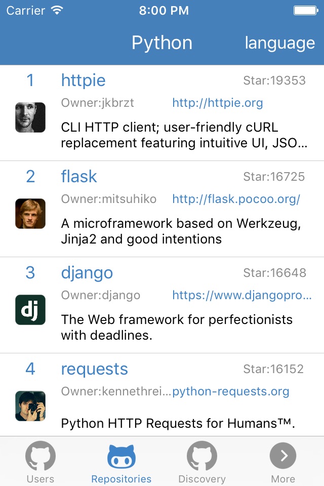 Monkey for GitHub screenshot 2