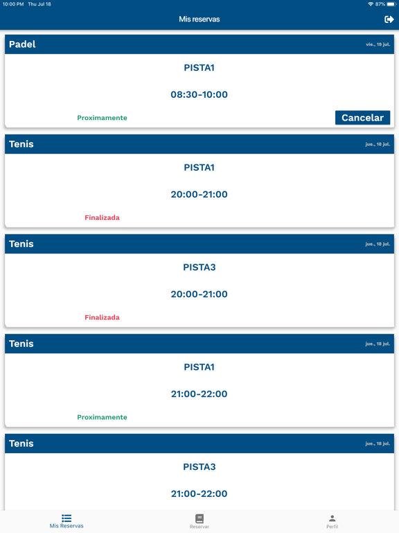 Club Mirabueno iPad screenshot