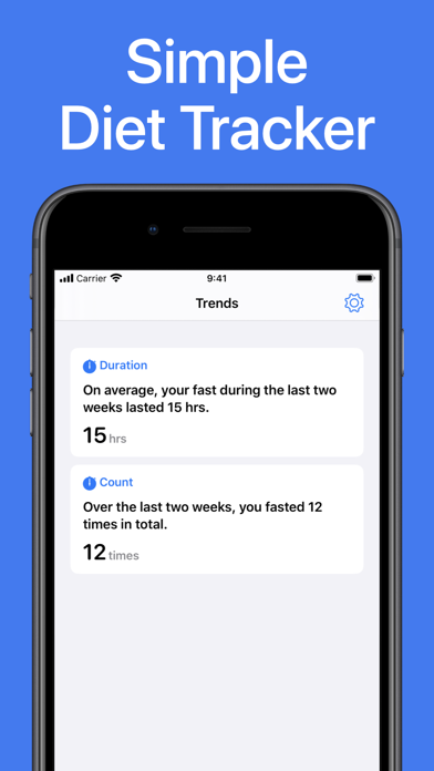 Screenshot #3 pour Fasting Tracker & Diet App