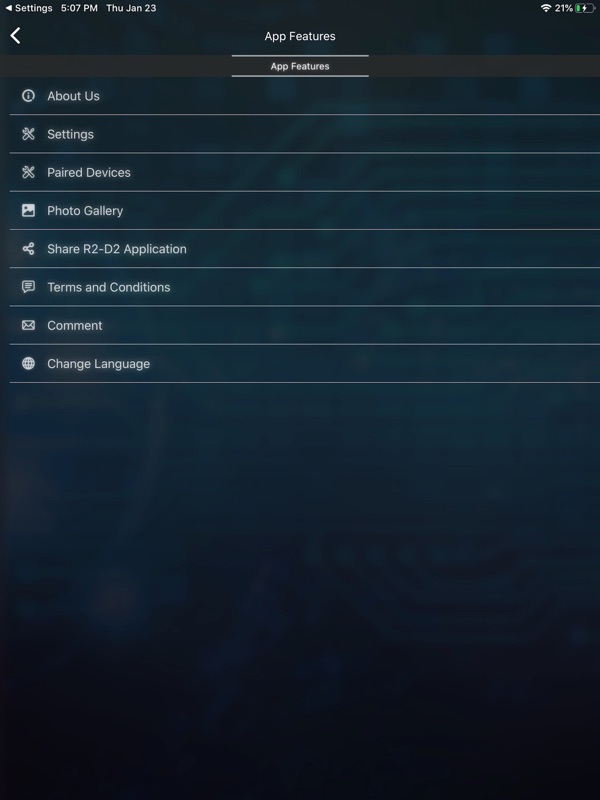 R2-D2 droid control screenshot 6