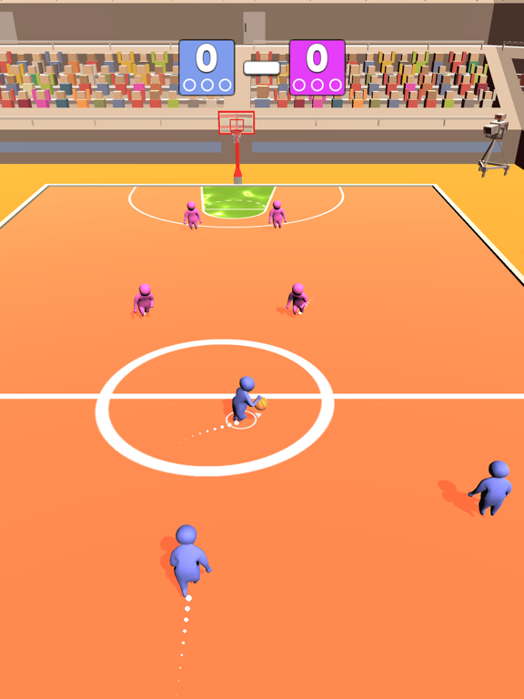 Basket Dunk 3D iPad screenshot 1 - Games app