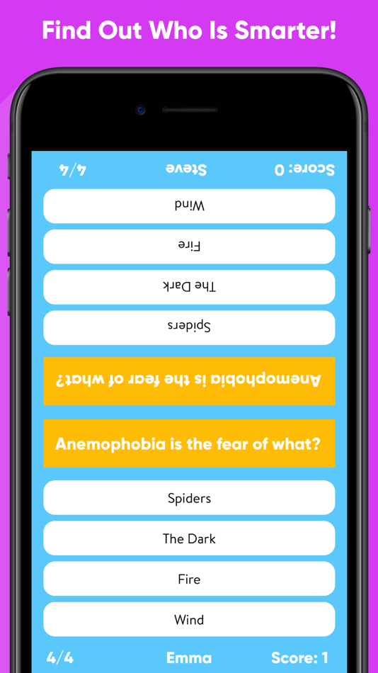 #2. 2 Player Quiz - Battle Game (iOS) 来自: DH3 Games
