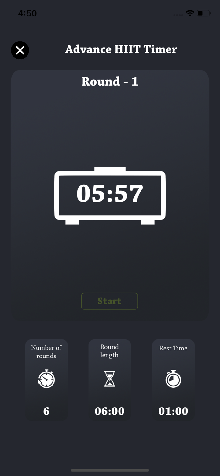 Boxing Round Interval Timer screenshot 2
