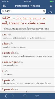 Ultralingua Italian-Portuguese iphone bilder 2