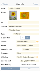 Plant Album Lite screenshot