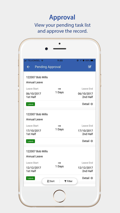 Screenshot #3 pour BIPO HRMS