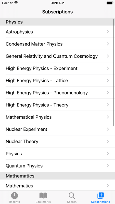 Screenshot 2 of Read arXiv App