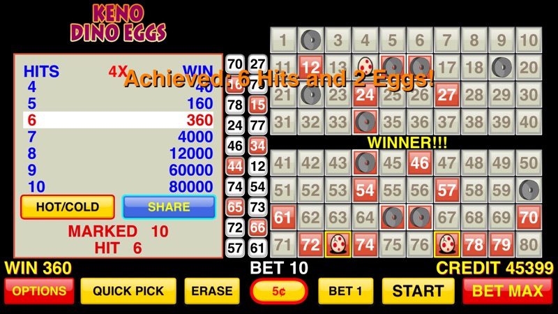 Keno Dino Eggs screenshot 4