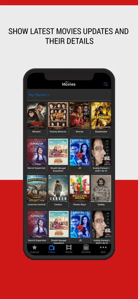 IndiaTVShowz - Bollywood App