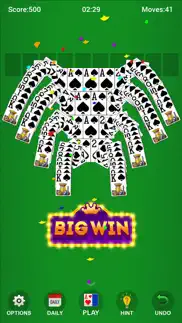 .spider solitaire! iphone screenshot 2