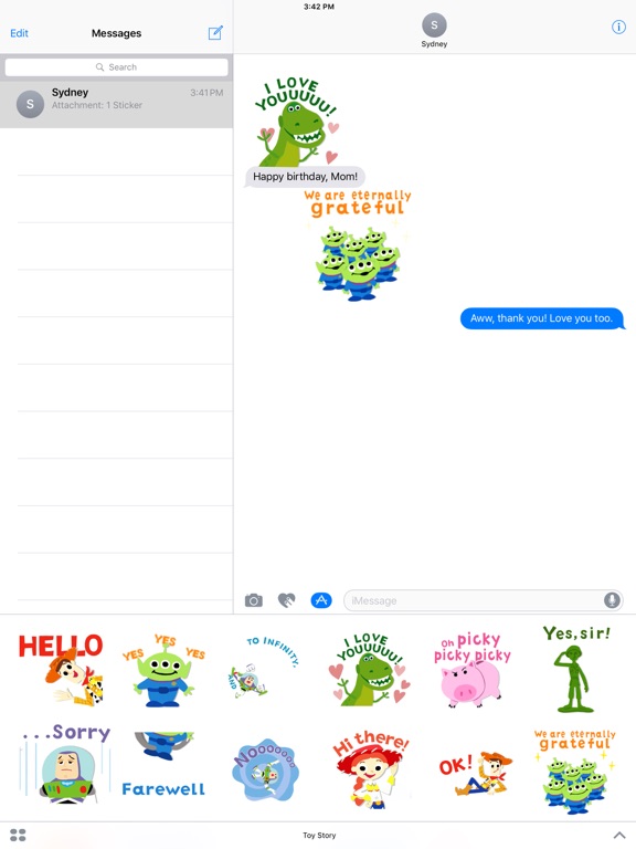 Screenshot #6 pour Pixar Stickers: Toy Story