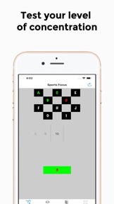 Sports Concentration Test screenshot