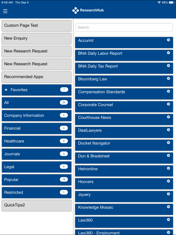 Screenshot #4 pour ResearchMonitor ResearchHub