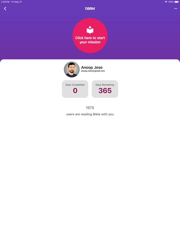 Screenshot #4 pour Daily Bible Reading Mission