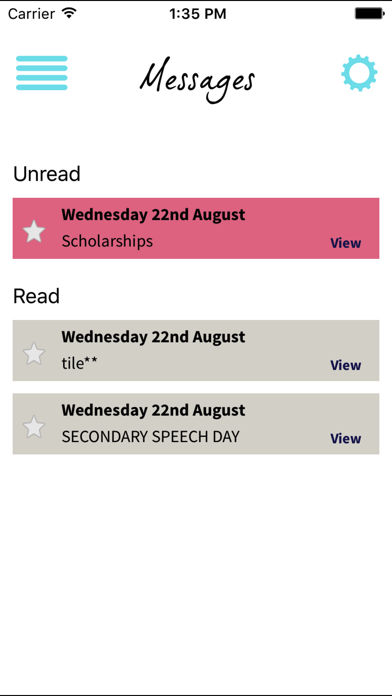 BSKL Parent App Screenshot