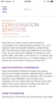 conversation starters, dlp iphone screenshot 2