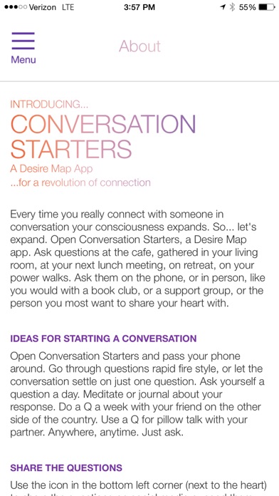 Screenshot #2 pour Conversation Starters, DLP