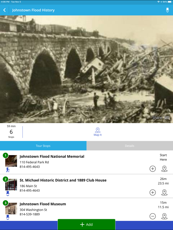 Visit Johnstown, PA! iPad screenshot 7 - Travel app