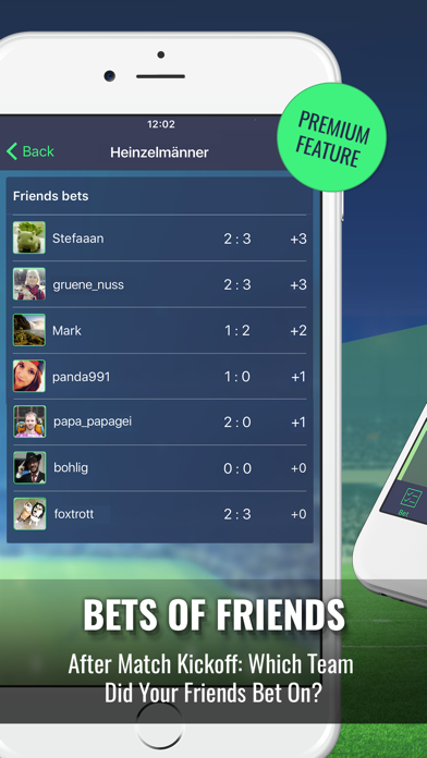 Predictor for friends Schermata dell'app