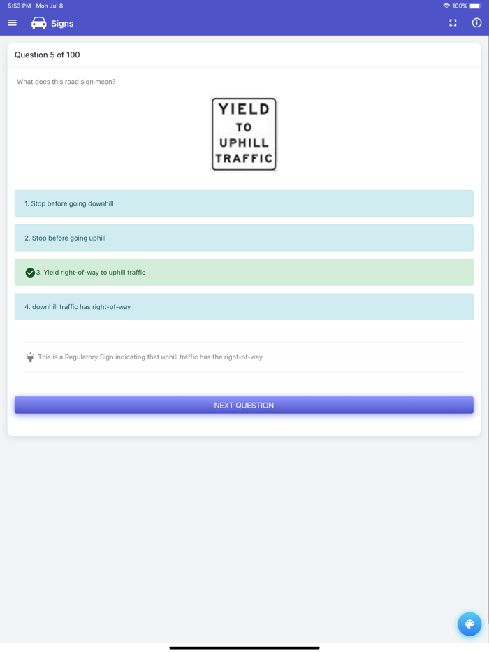 Idaho DMV Permit Test