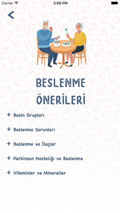 Parkinson'da Yanımda iPhone screenshot