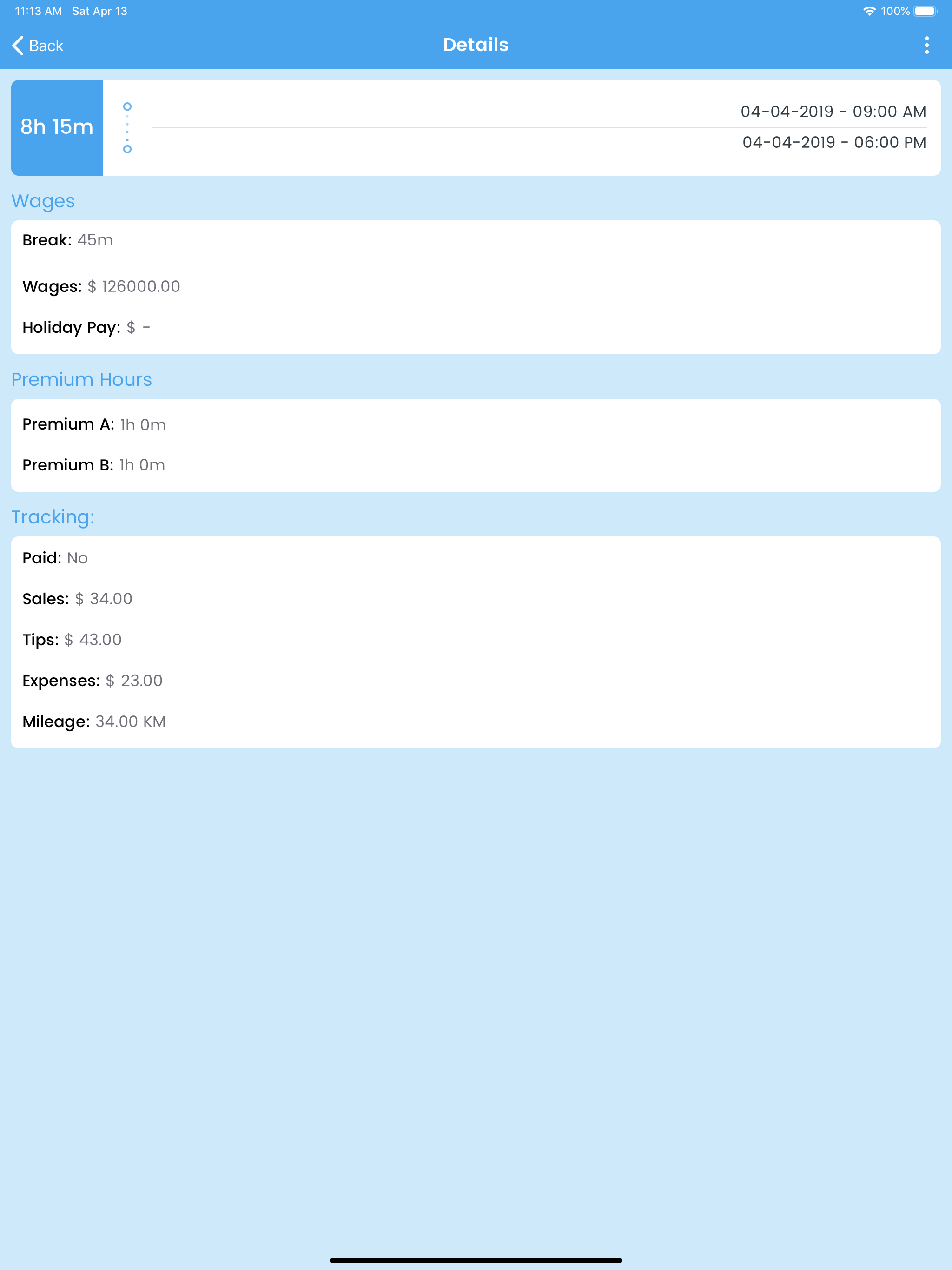 WorkLog - Shift Hours Tracking