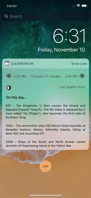 Calendarium - About this Day Screenshot