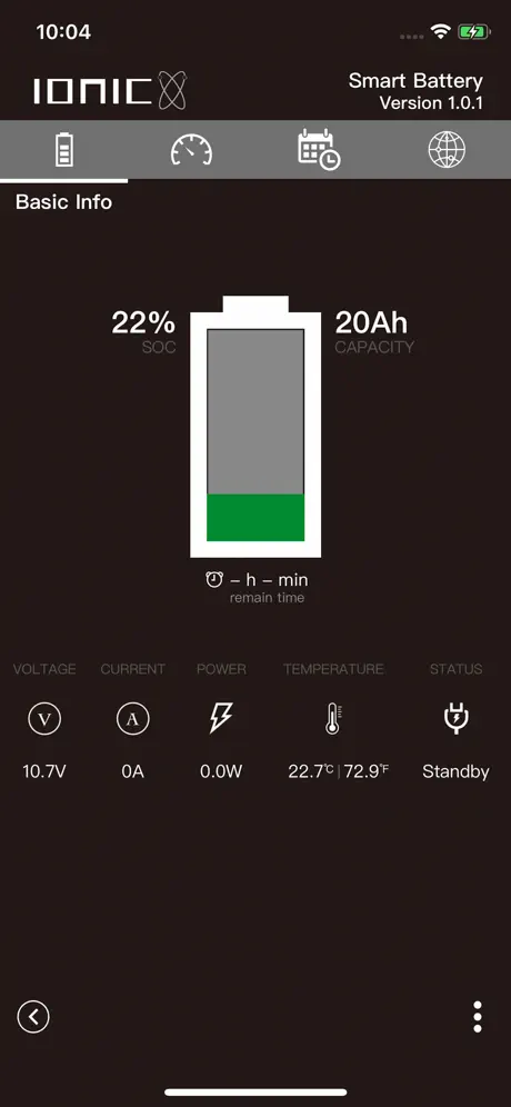 Ionic Blue Batteries