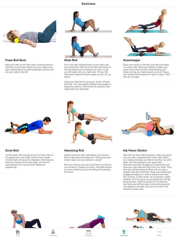 Foam Roller Moves iPad screenshot