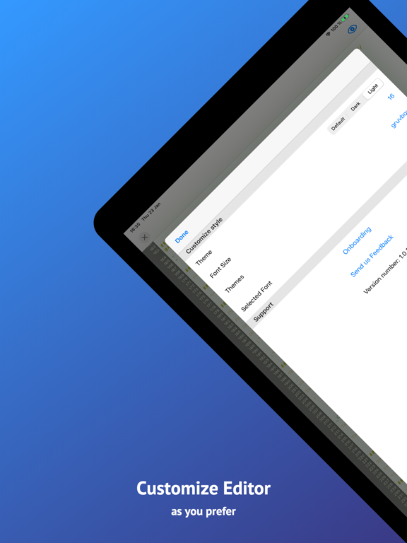 Markdown゜ iPad screenshot 4 - Productivity app