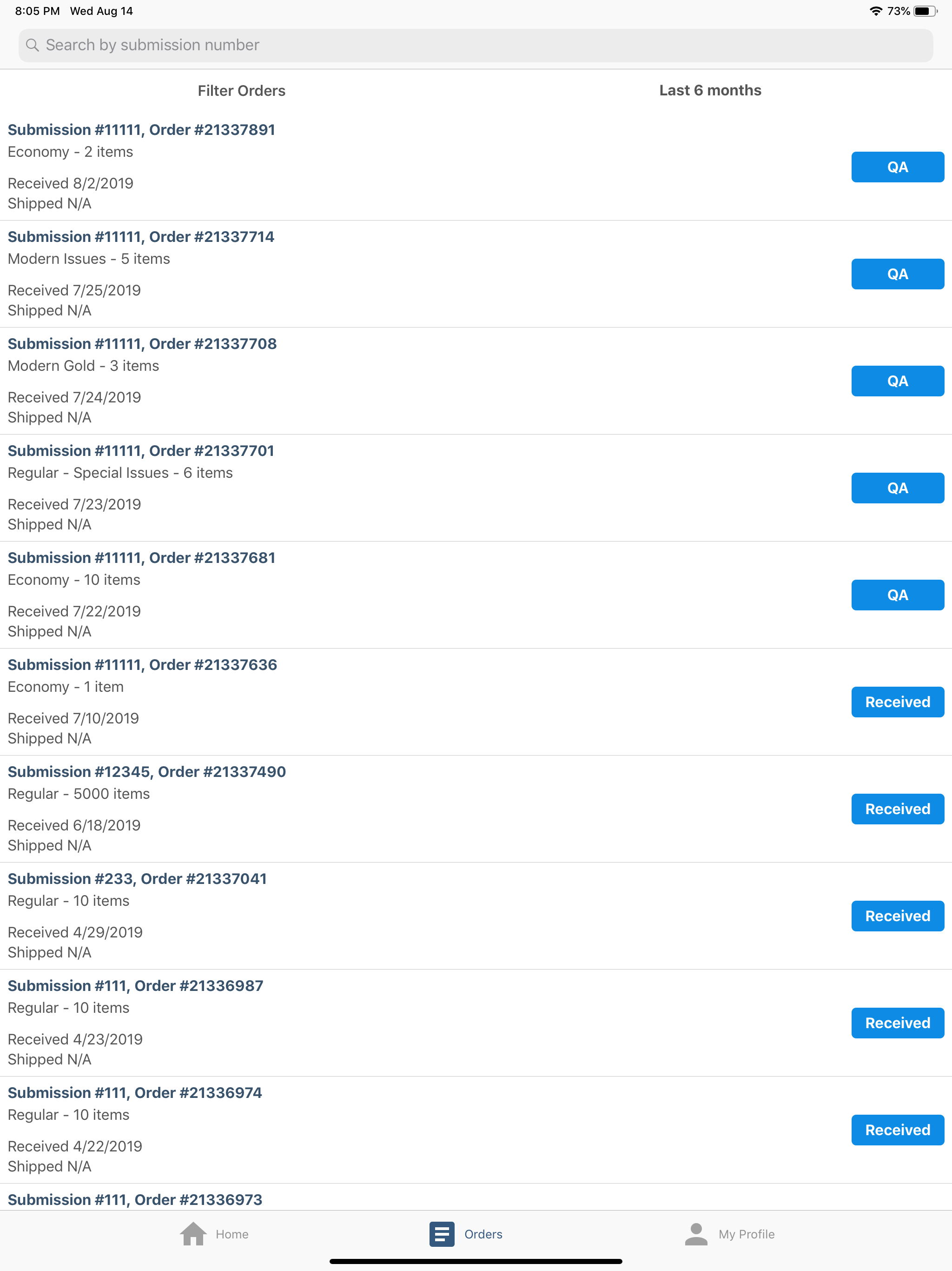 PCGS My Account
