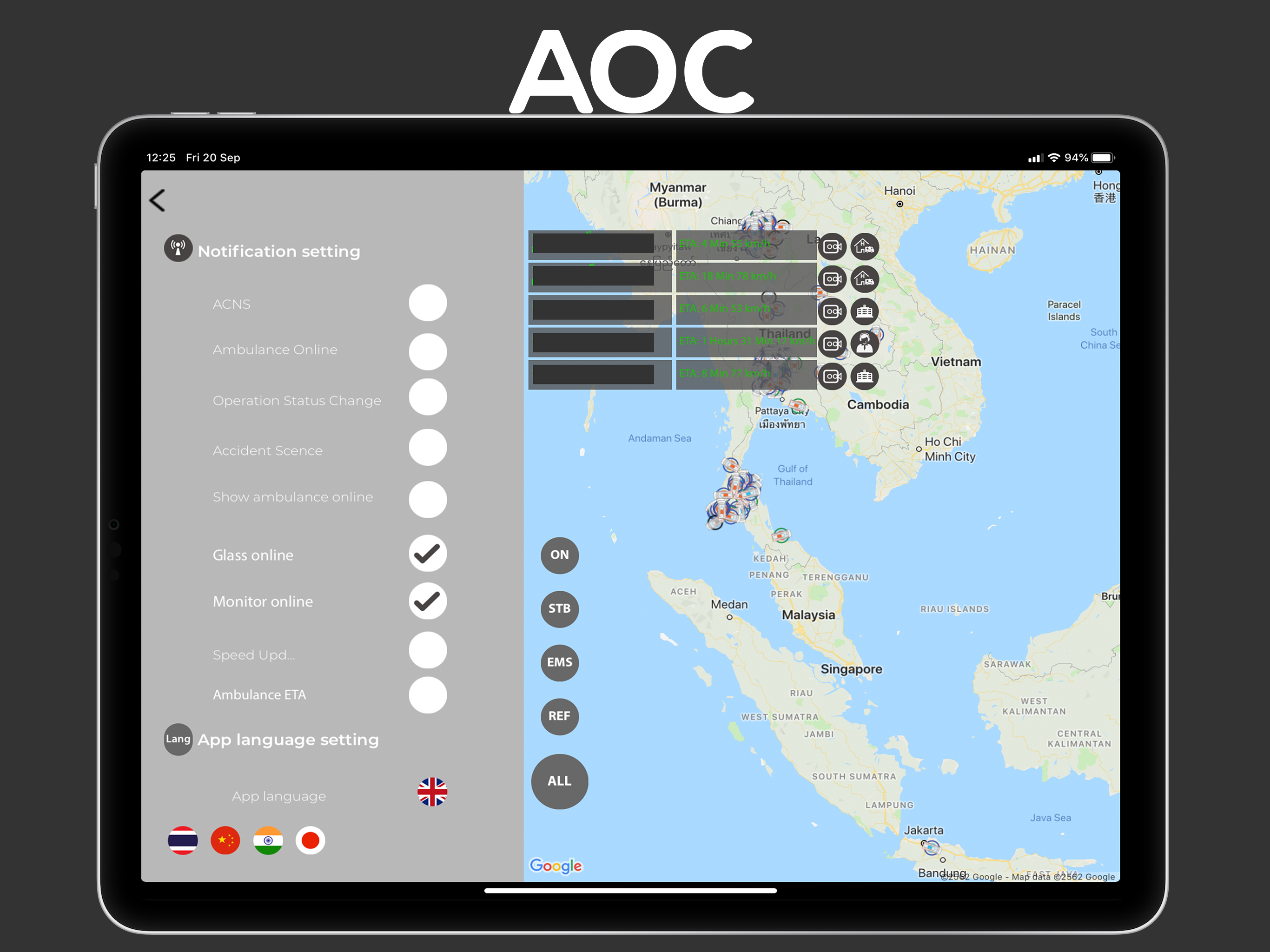 AOC : 360