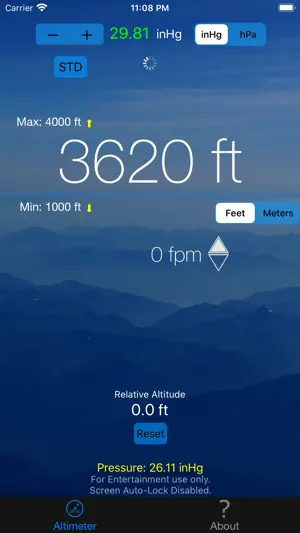 Pressure Altimeter screenshot 1