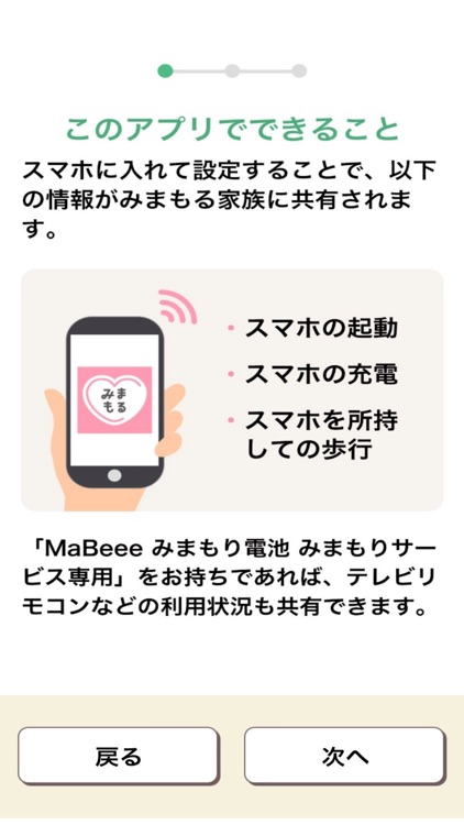 みまもりサービス（みまもられる）