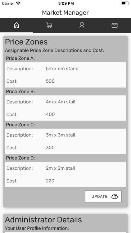 Market Manager (admin)