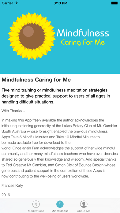 Screenshot #3 pour Mindfulness Caring for Me